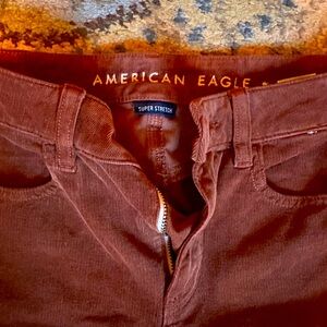 American Eagle Mauve Skinny  Stretch Cords